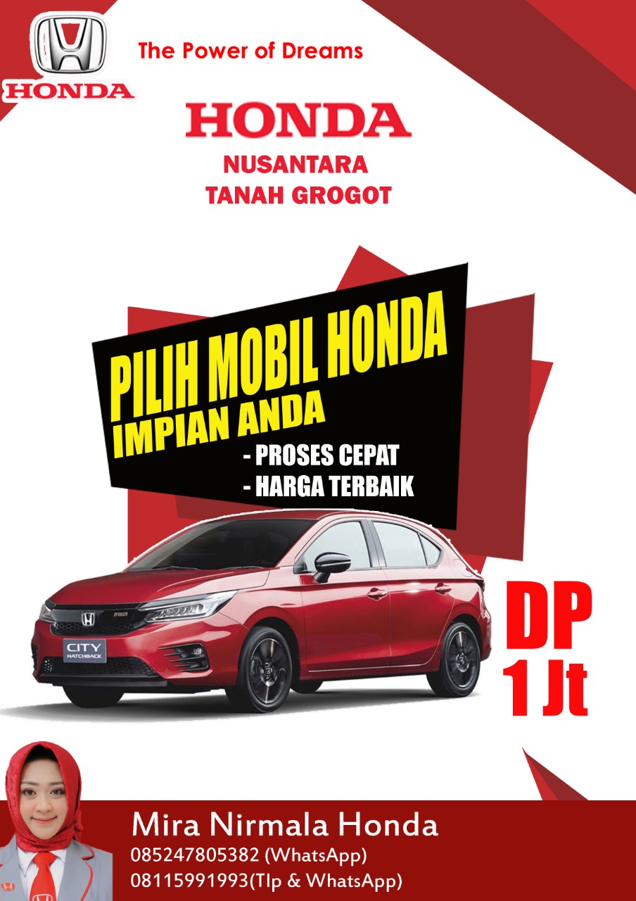 City Hatchback DP cuma 1 Juta